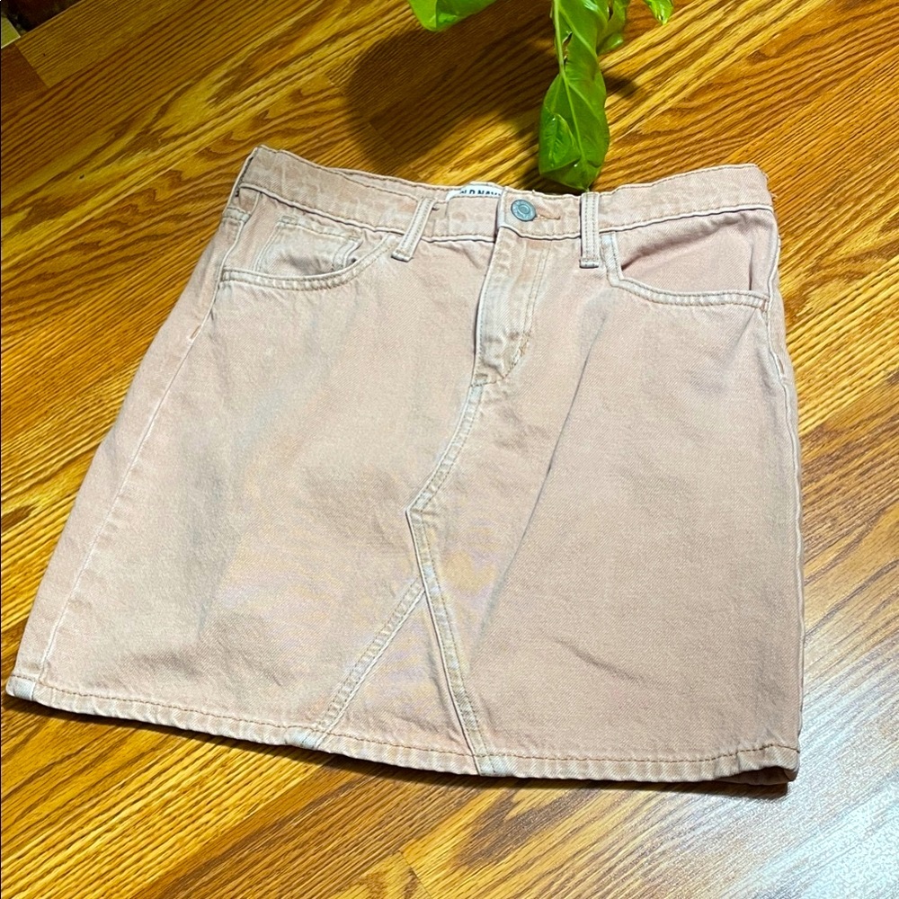 💛💖Old Navy Tanish Pink Pencil Skirt Size:XL (28) Good preowned condition